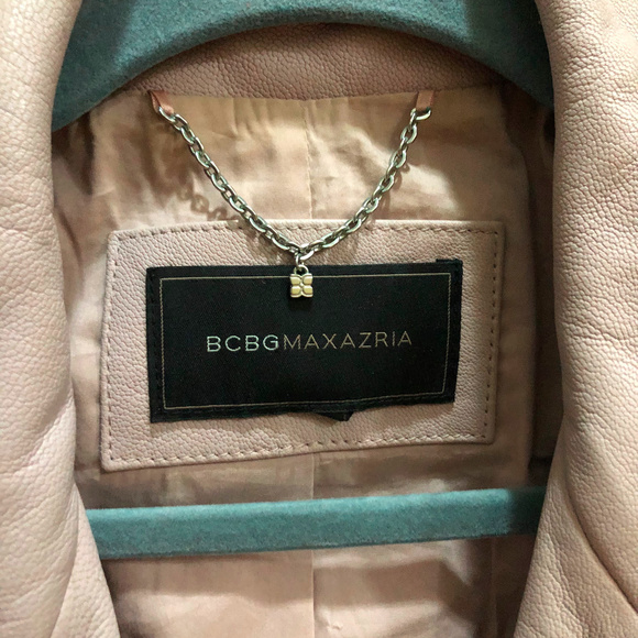 BCBG MAX AZRIA Leather Moto Jacket - Picture 8 of 12